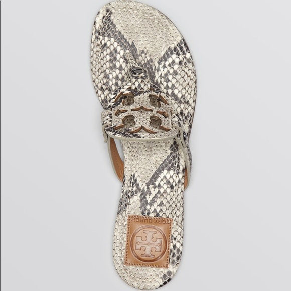 tory burch snake print sandals